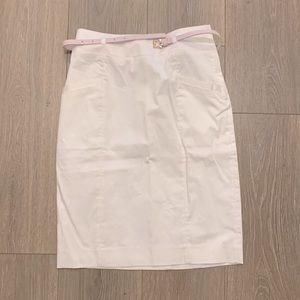 Pencil skirt with belt
